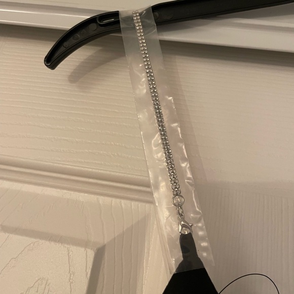 NWT Primark Black Satin Slip Dress Size 8 - Picture 4 of 5